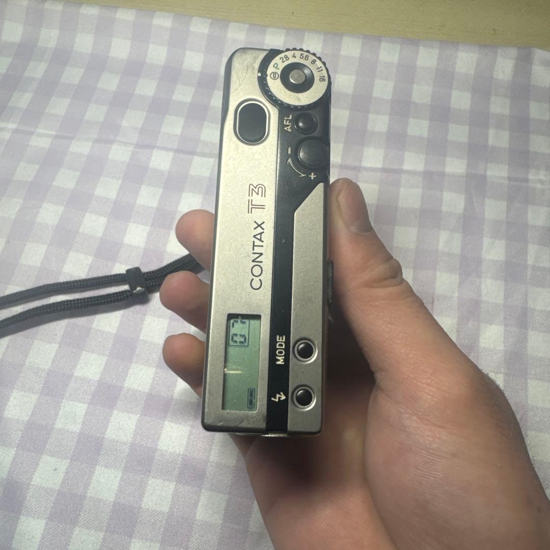 CONTAX T3 コンパクトフィルムカメラ シルバー