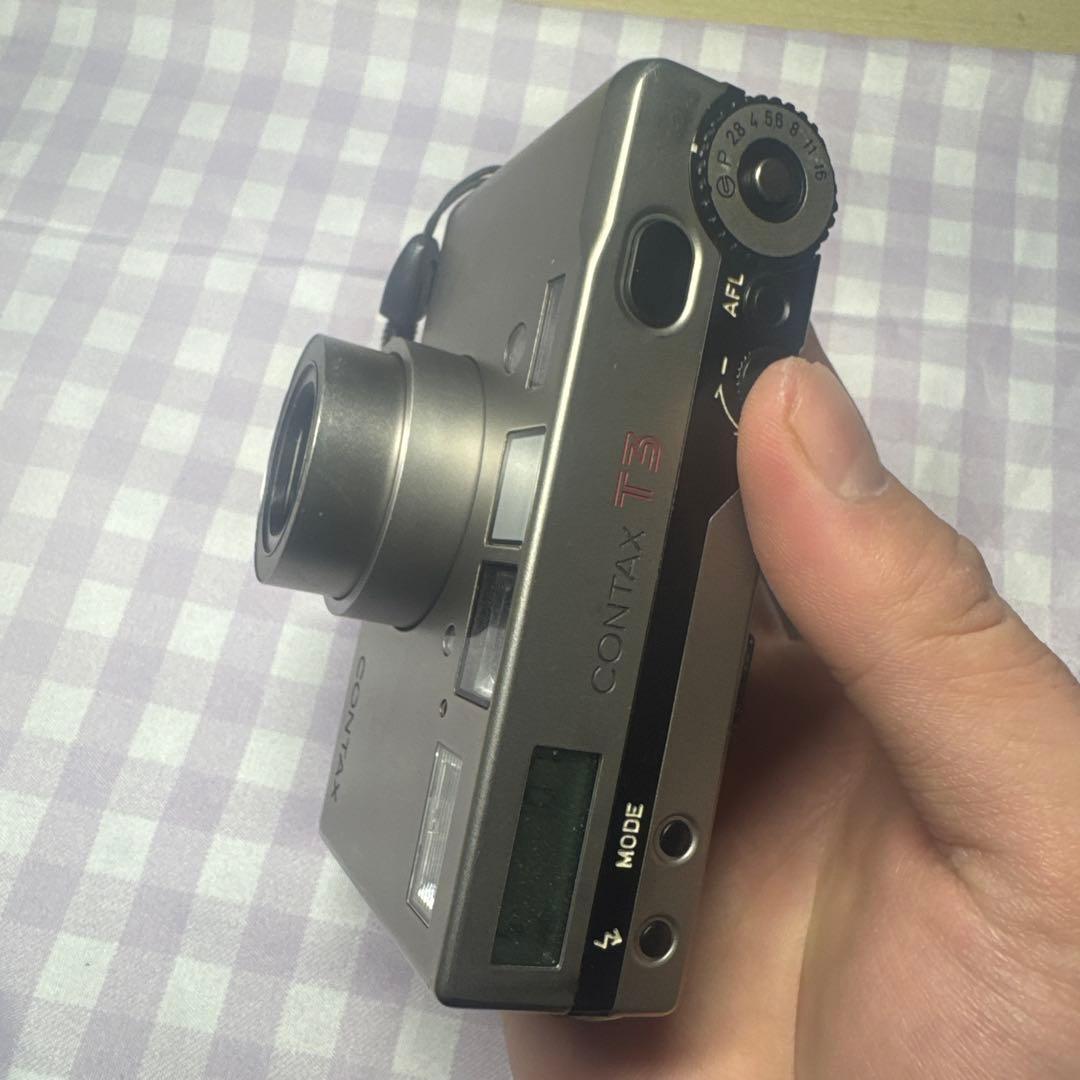 CONTAX T3 コンパクトフィルムカメラ シルバー