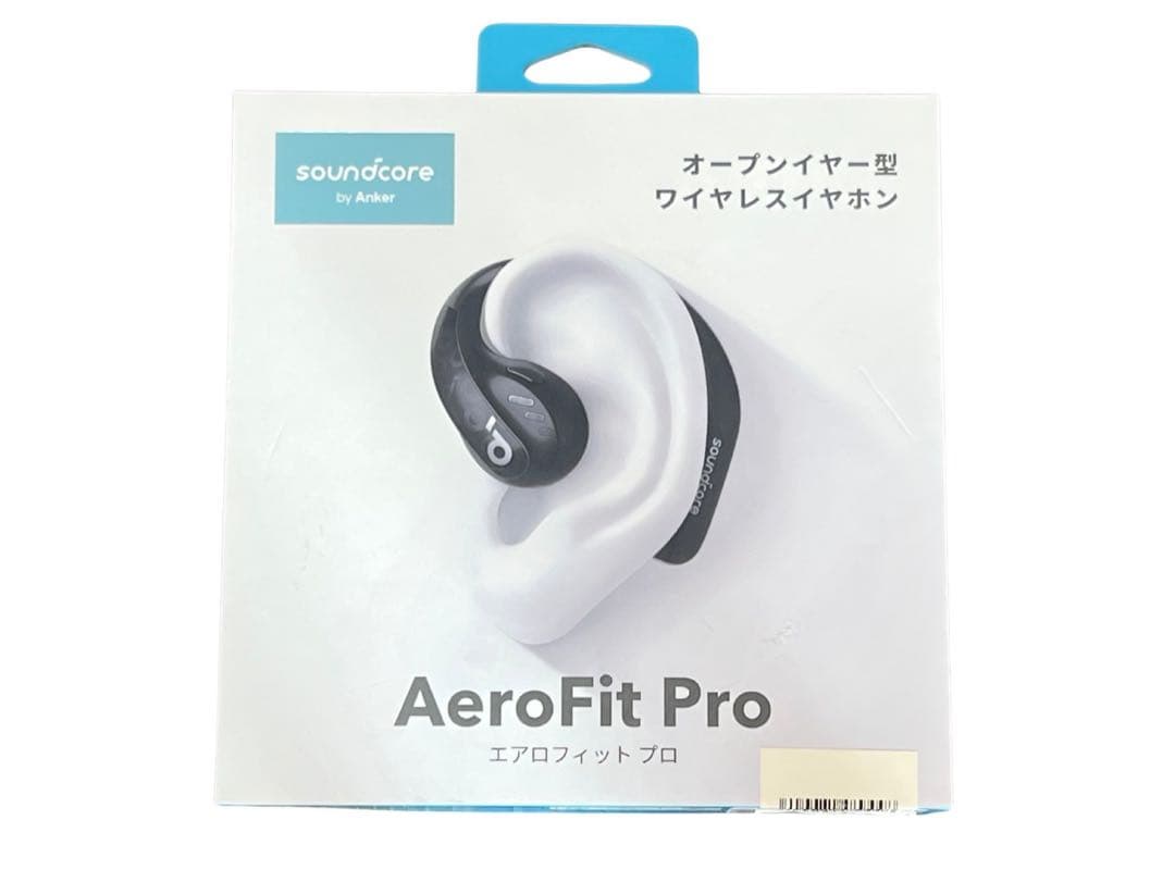 Soundcore AeroFit Pro ワイヤレスイヤホン　ブラック　美品