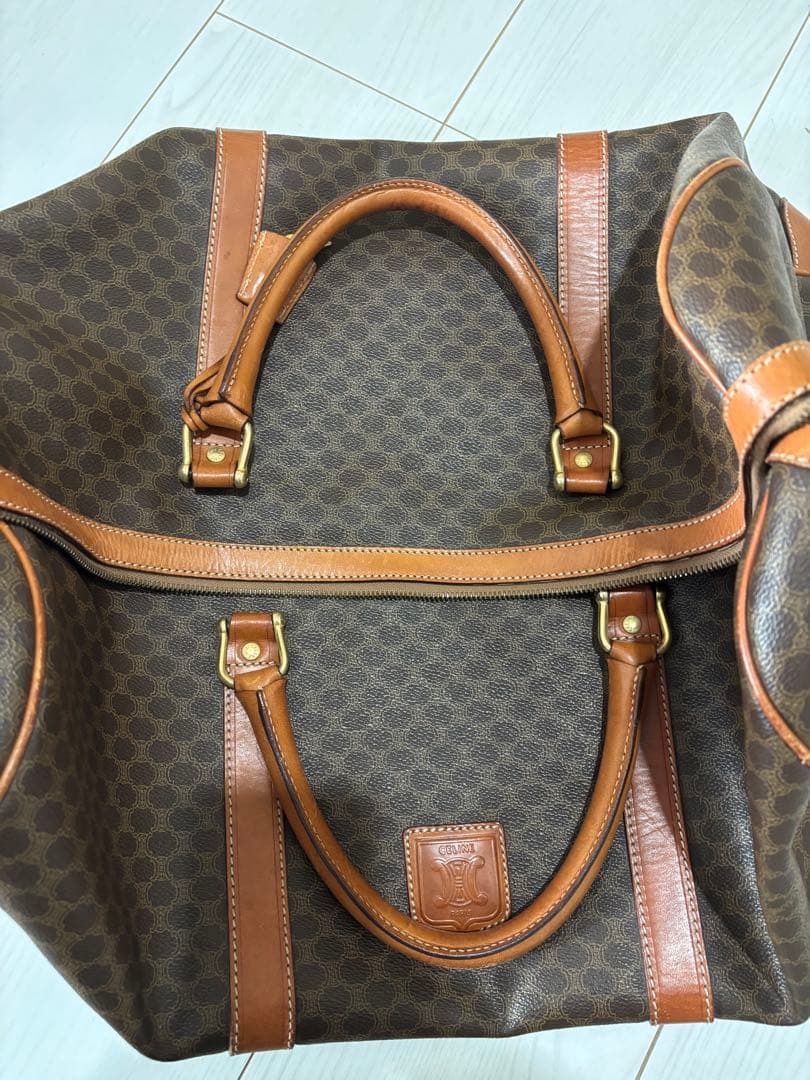 CELINE Paris ✨️マカダム トリオンフ ボストンバッグ