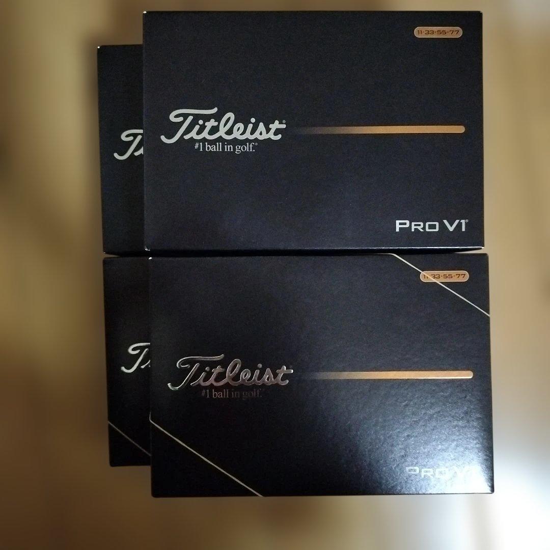 Titleist Pro V1 ゴルフボール 4ケースセット
