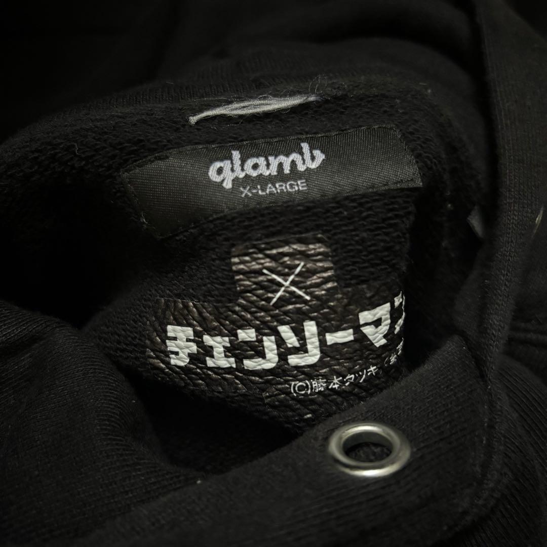 glamb (グラム)×チェンソーマン　パワー×コベニ パーカー 黒