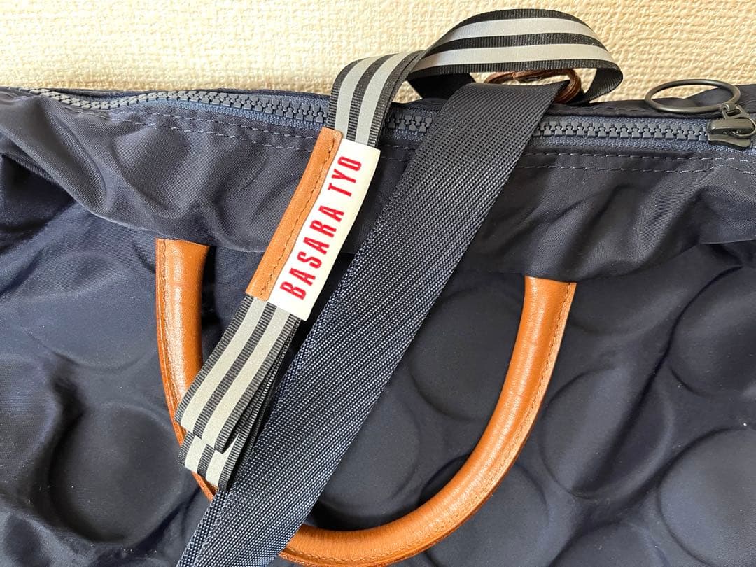 【美品】BASARA TYO ジータ 2wayボストンバック ネイビー バサラ