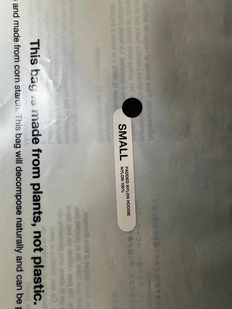 ENNOYスタイリスト私物 PADDED NYLON HOODIE BLACK