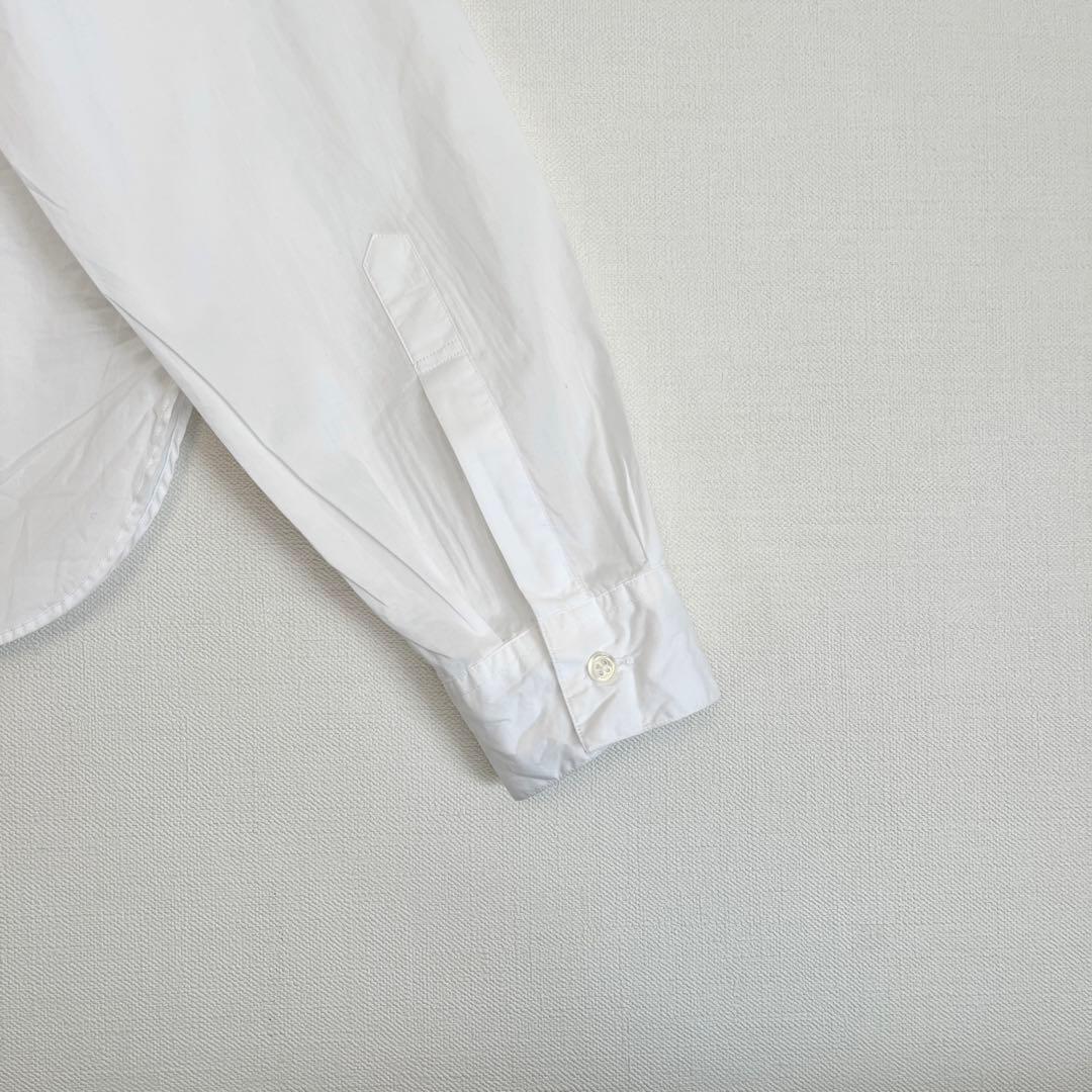 【未使用に近い★人気ボックスシルエット】マーガレットハウエルバンドカラーシャツ白