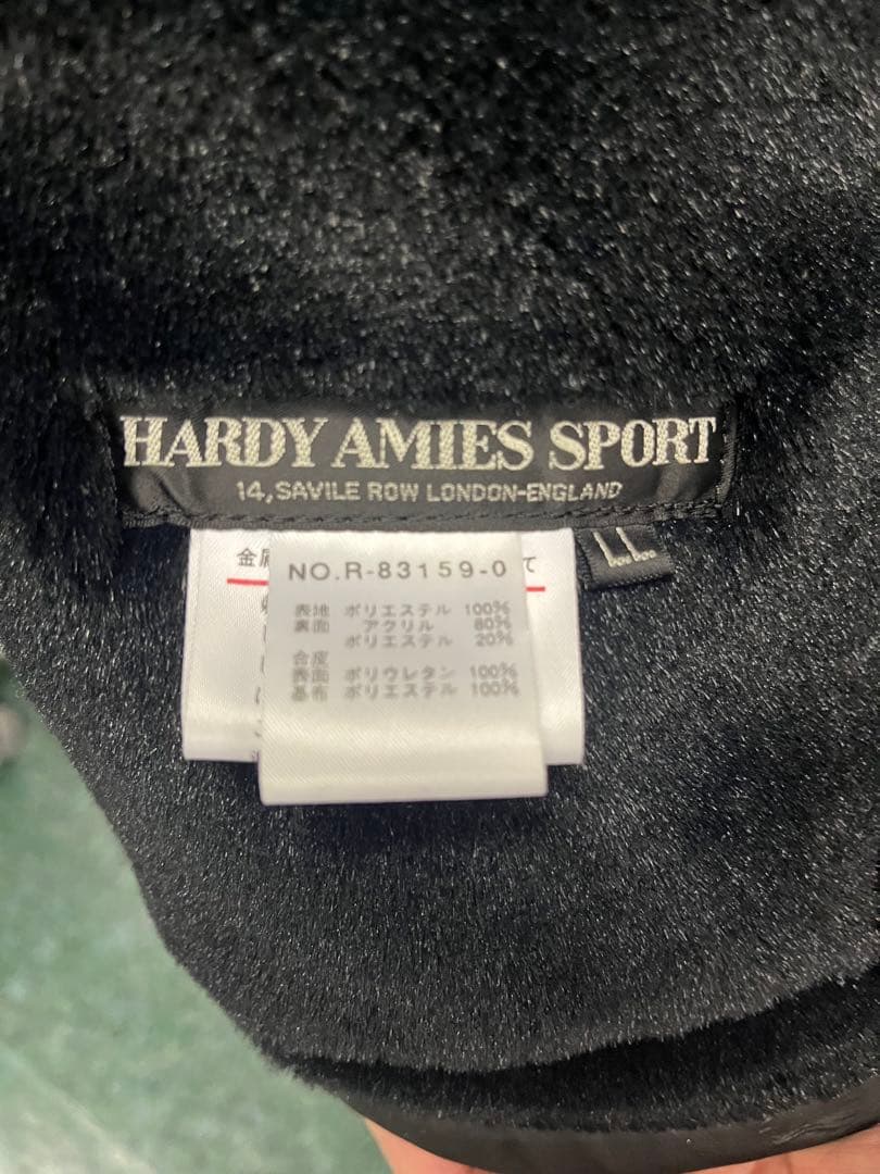 【美品】HARDY AMIES スウェード調ブルゾン LLサイズ
