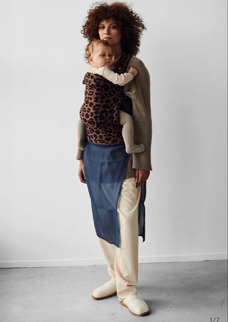 artipoppe レオパード　アーティポッペ　ヒョウ柄 抱っこ紐　コットン