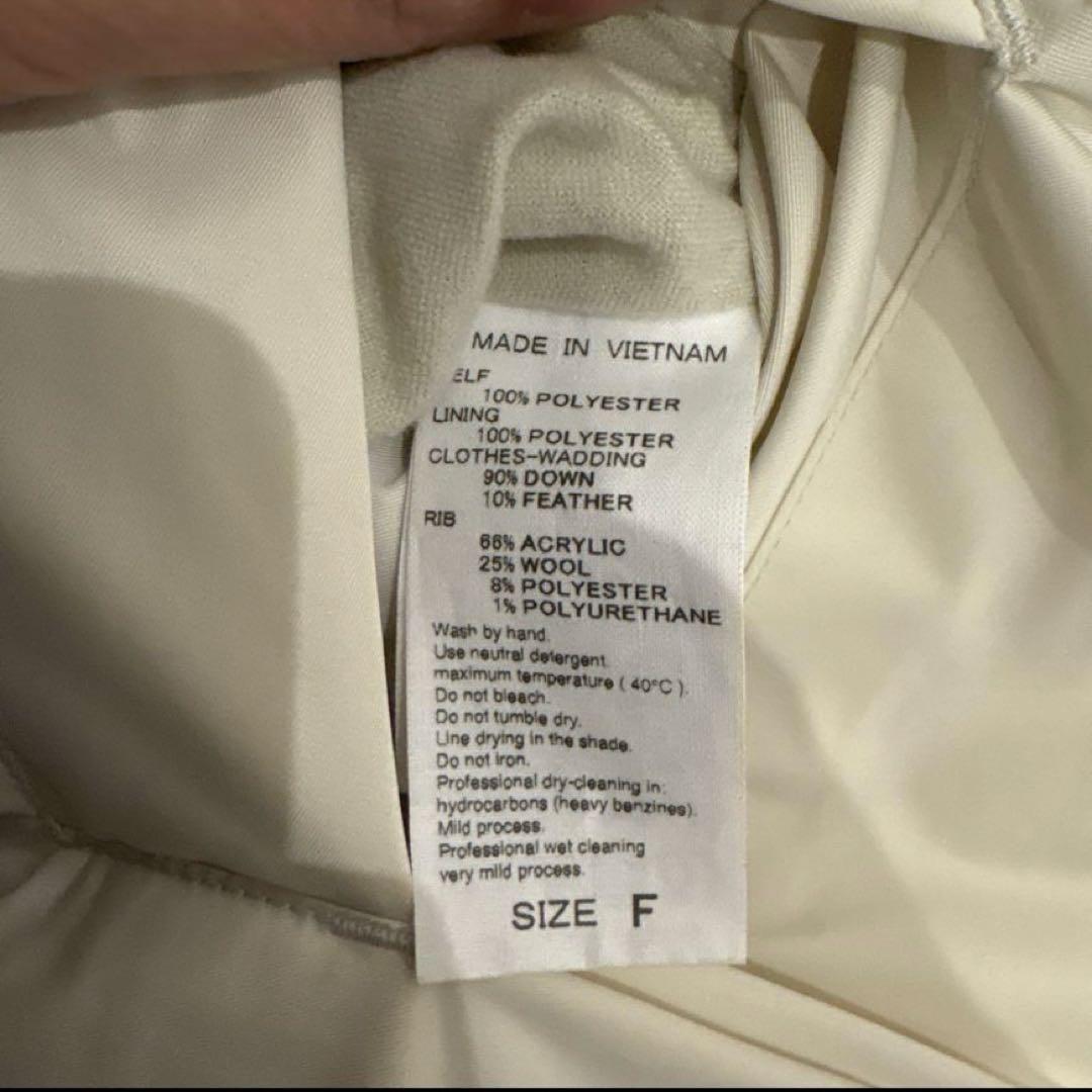 フード付き　ダウンジャケット　アダムエロペ　アウター
