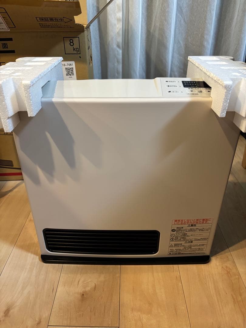 【保管未使用品】リンナイ　都市ガスファンヒーター　SRC-364E ホース付