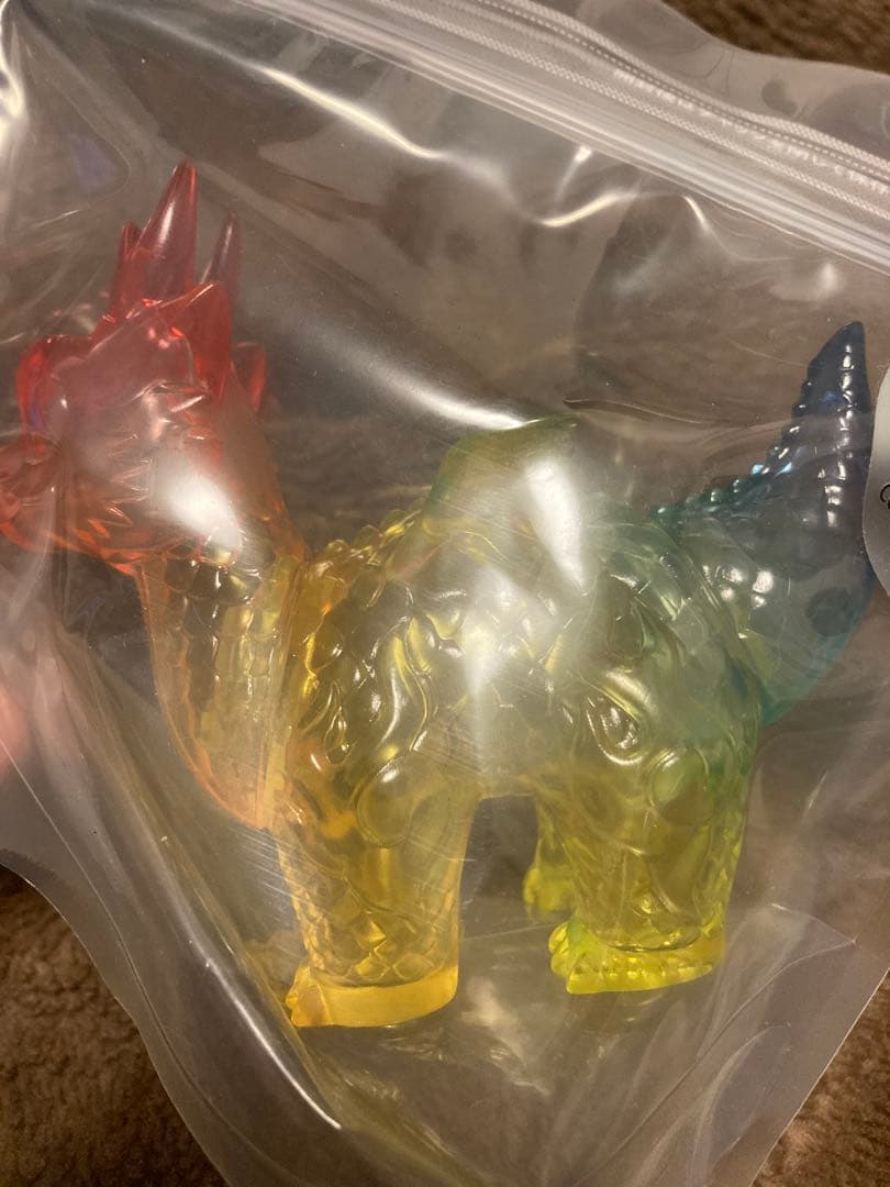 茶色いブラウン ソフビ リュドラ しぇふ染 小夏屋　ネゴラ