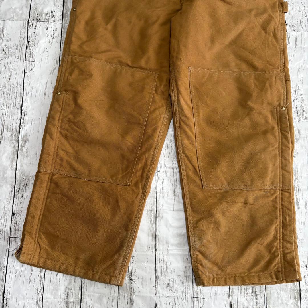 USA製 Carhartt カーハート ダック地 ダブルニー オーバーオール
