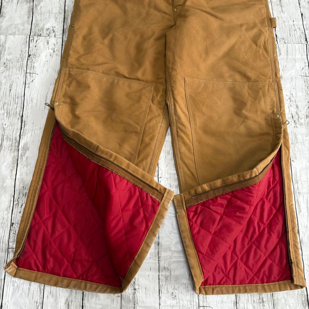 USA製 Carhartt カーハート ダック地 ダブルニー オーバーオール