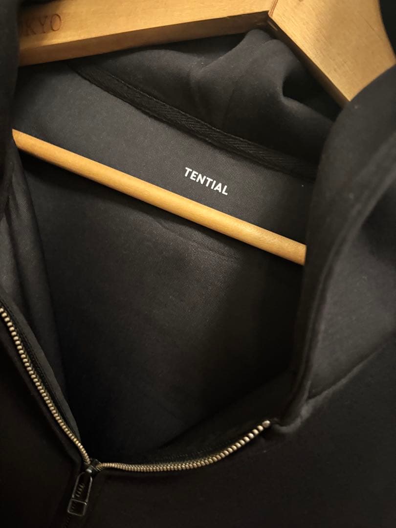 TENTIAL MIGARU フルジップ パーカー ブラック XL
