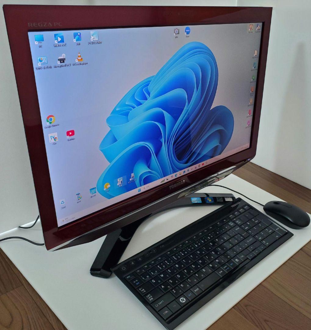 〈ジャンク品〉23型フルHD 東芝 REGZA PC