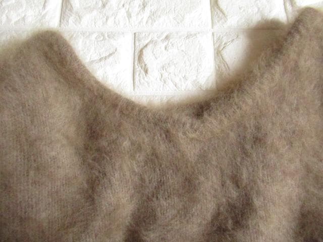 プラージュ plage ふわふわ 起毛 前後2way ファー ルーズ ニット