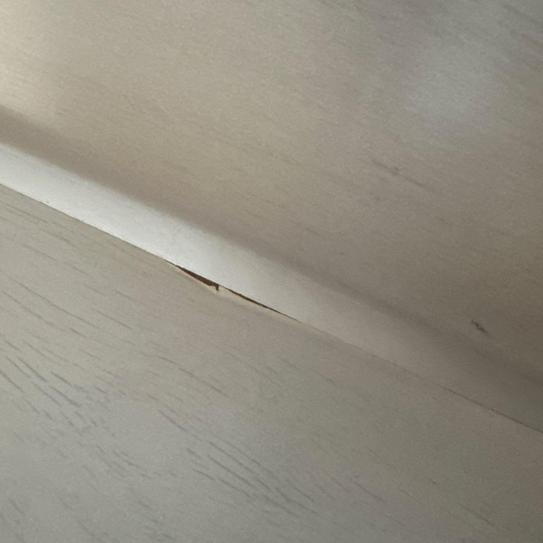 【お値下げ】ホワイト 木製オープンシェルフ 4段