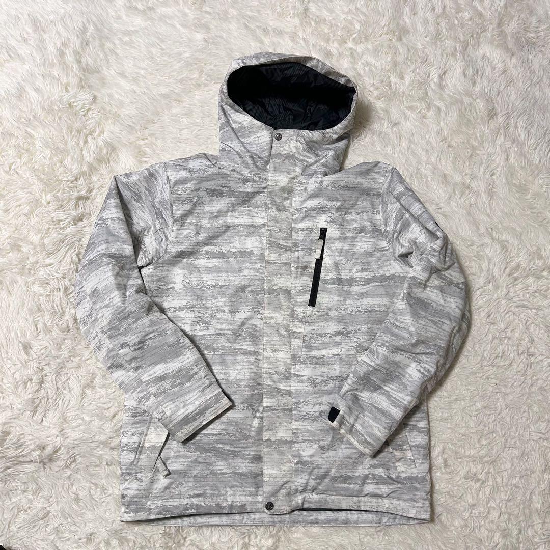 【美品】ARBN エアボーン スキーウェア 上下 シンプル ホワイト Ｌ