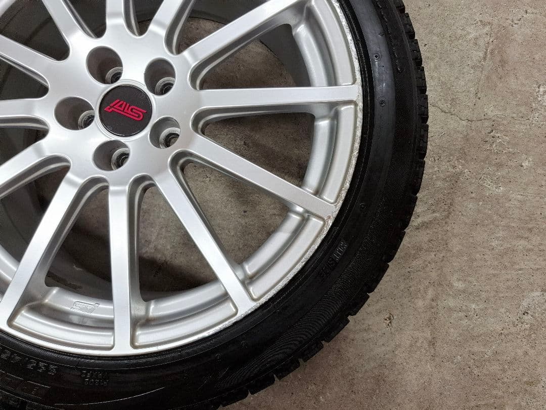 スバル レガシィ STI ts 18インチ 8.0J 純正 ホイールタイヤ