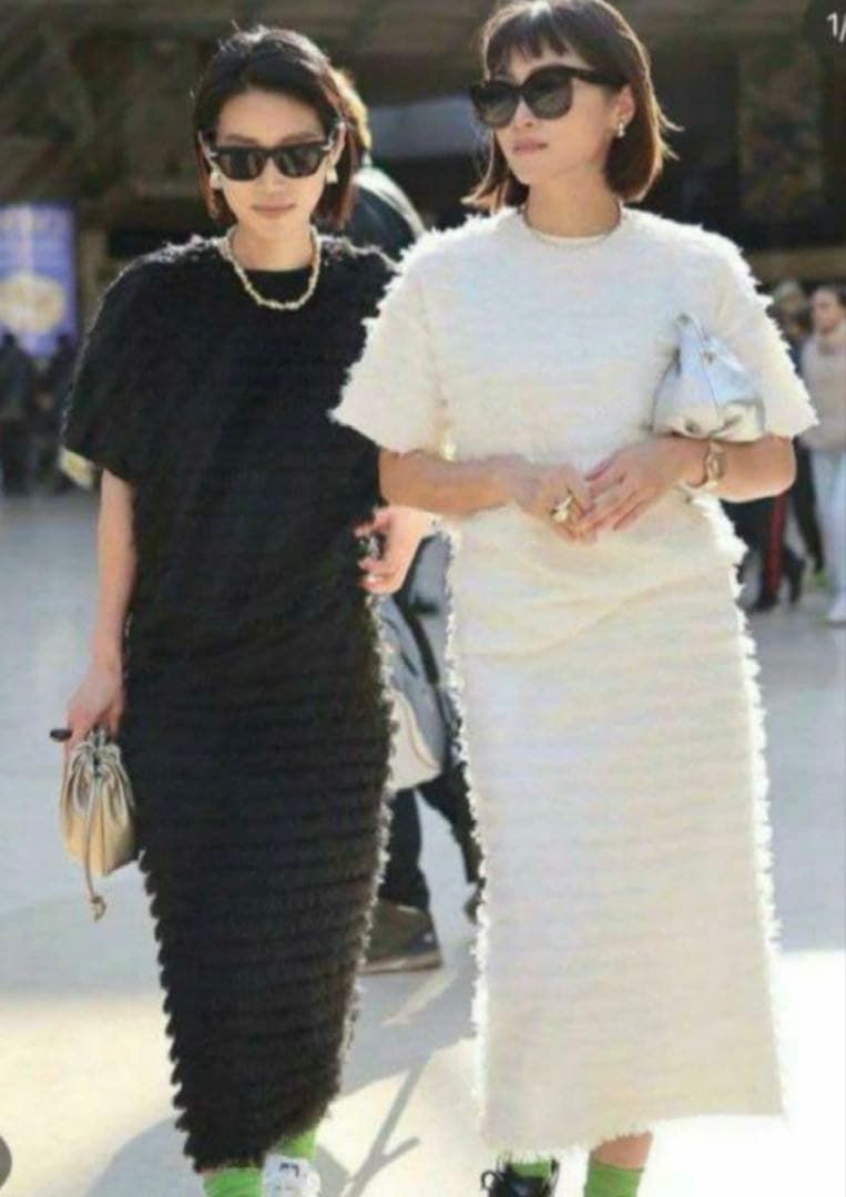 Gypsohila GPS-331 Feather Skirt ホワイト