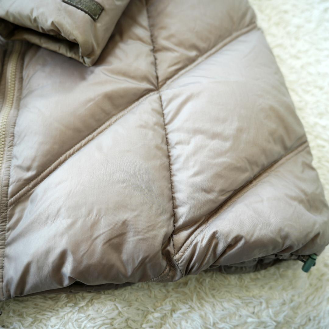 【良品】TATRAS　ダウンコート　Aラインシルエット　Sサイズ　グレージュ