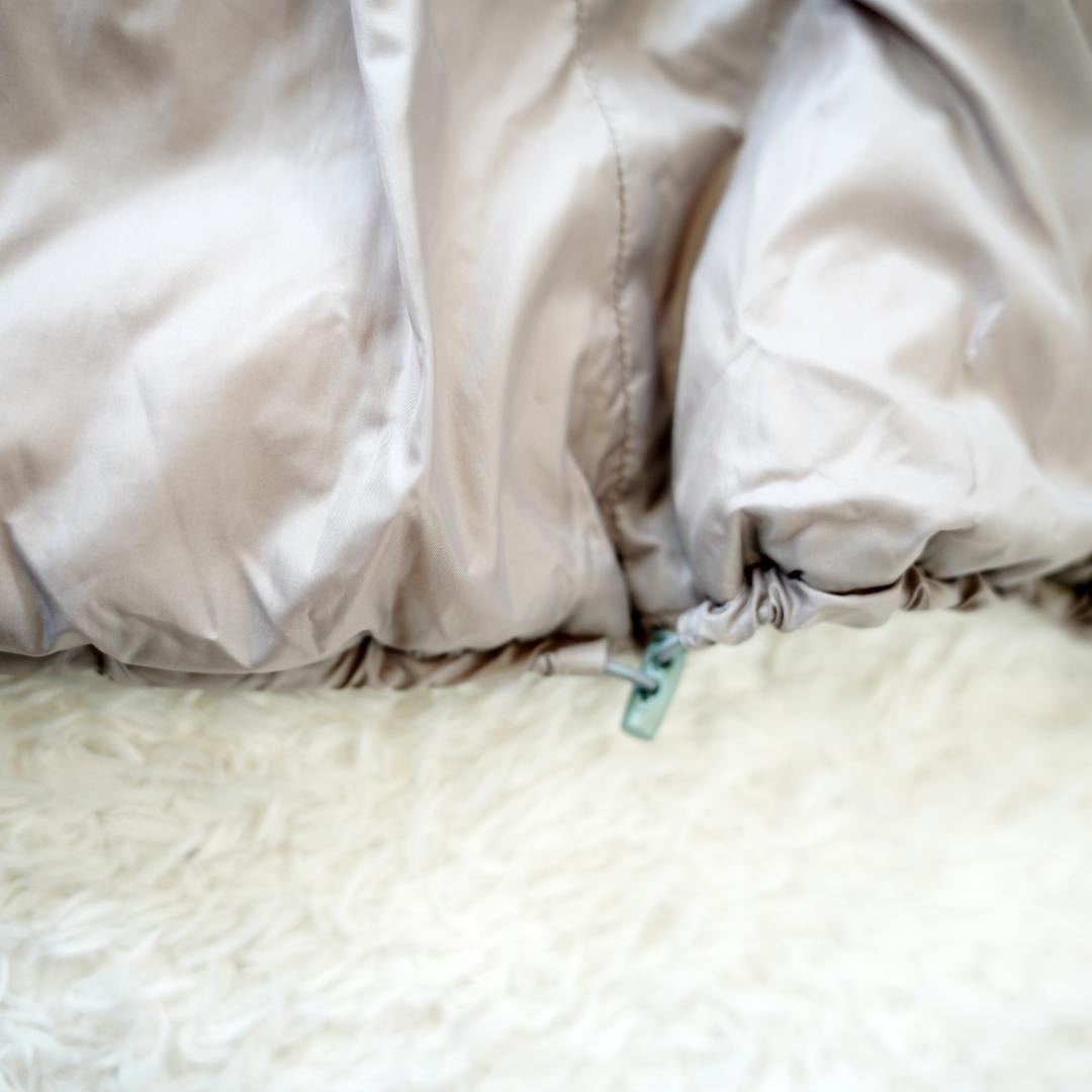 【良品】TATRAS　ダウンコート　Aラインシルエット　Sサイズ　グレージュ