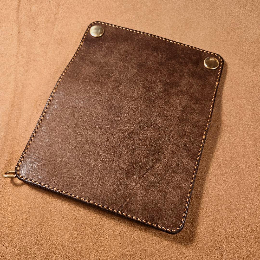 276ミドル トラッカーウォレット イタリアンレザーMARGOT【DB&NV】