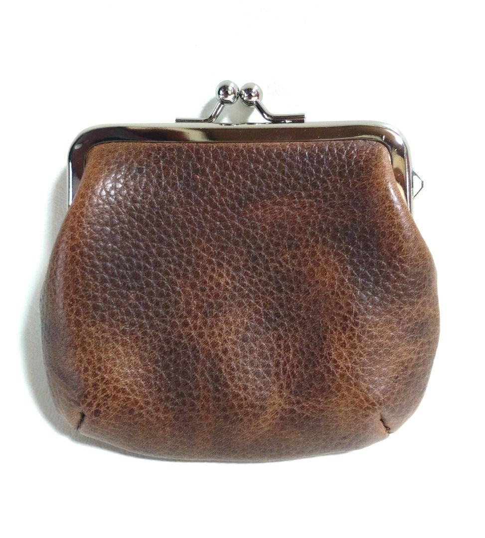 LAST CROPS Clomexcel Embossed がま口 タン