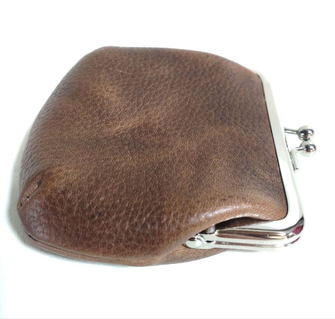 LAST CROPS Clomexcel Embossed がま口 タン