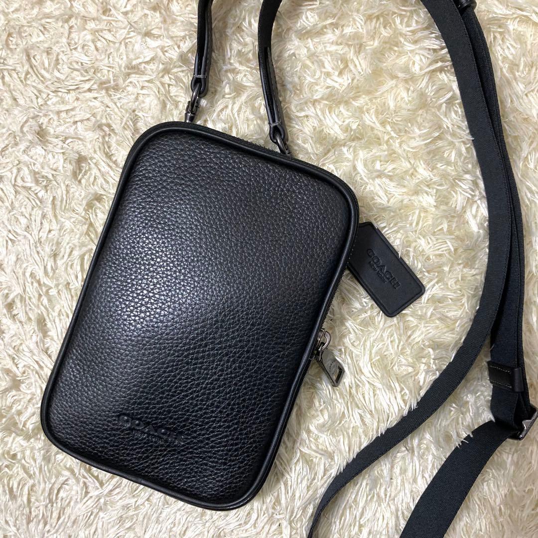 【極美品】COACH コーチ エイデン ショルダーバッグ レザー ブラック