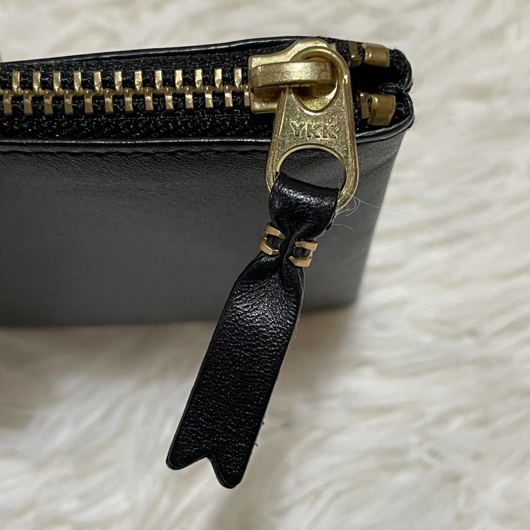 コムデギャルソン　L字ファスナー　ケース　小銭入れ　ブラック　SA3100