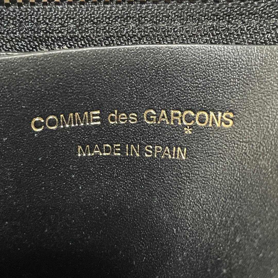 コムデギャルソン　L字ファスナー　ケース　小銭入れ　ブラック　SA3100