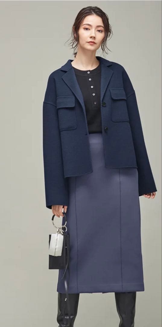 ICB ウールリバー ショートブルゾン未使用品