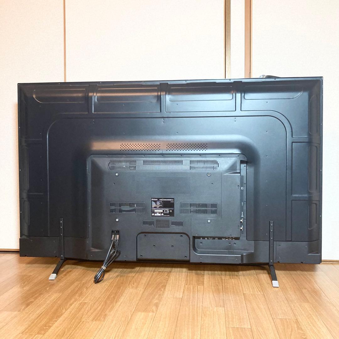 美品 山善 4K 60インチ テレビ QRIOM QRS-60U4K 2018年