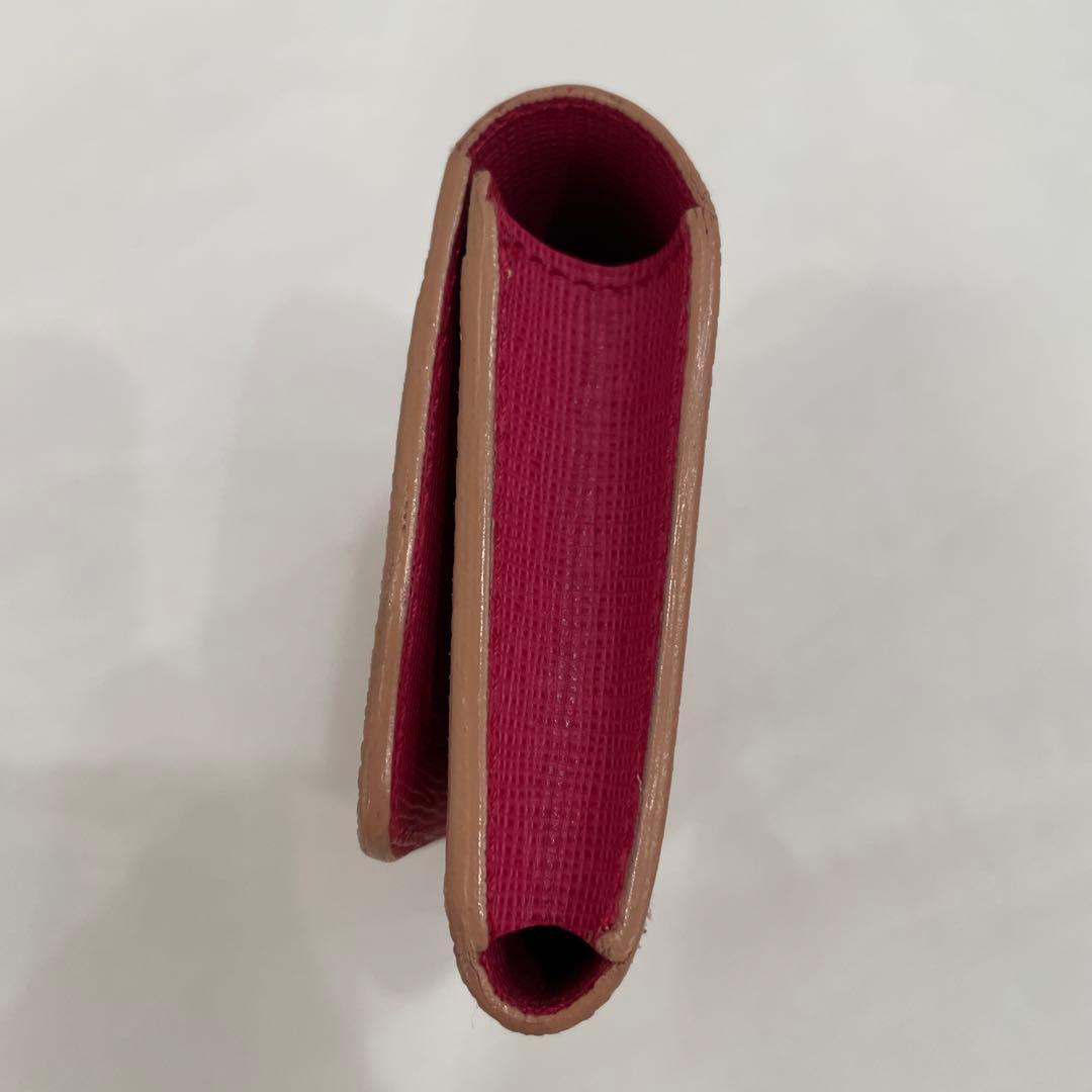 FENDI カードケース　鳥モチーフ　美品　ピンク/ベージュ