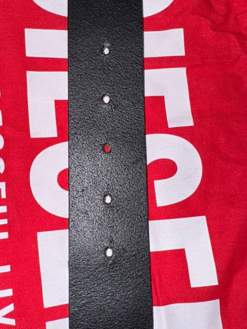 最終値下げ!!DIESEL 黒 牛革 レザーベルト サイズ80