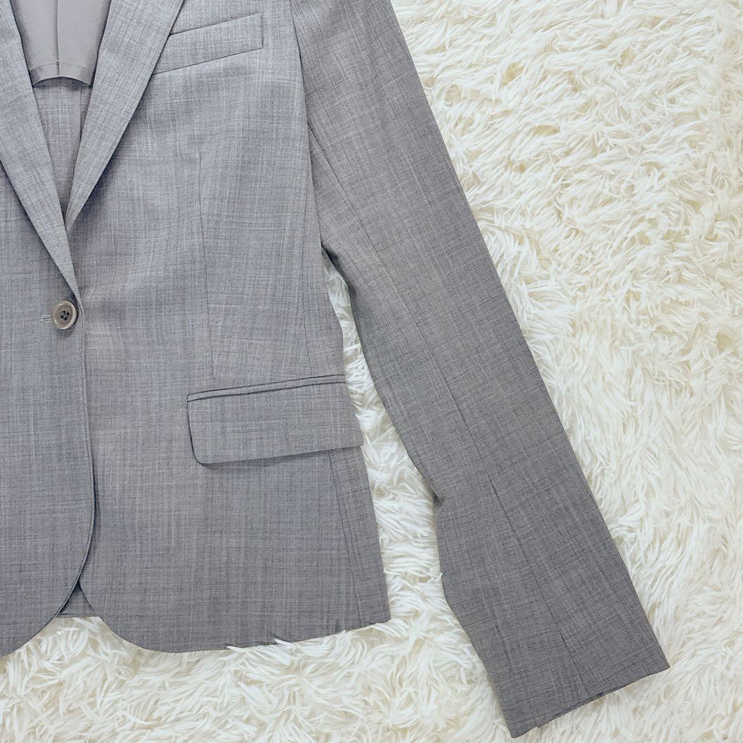 美品 セオリー スーツ セットアップ グレー ジャケット パンツ サイズ2