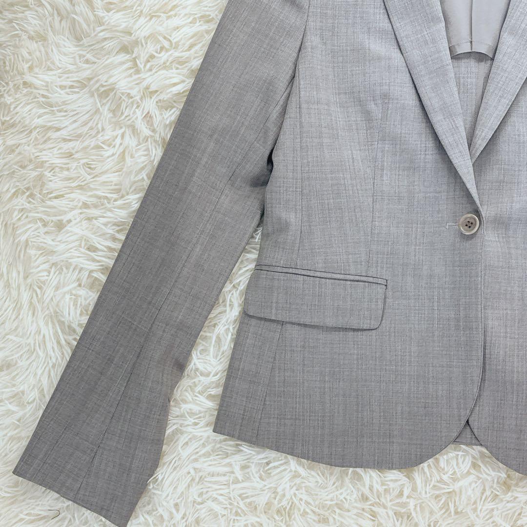 美品 セオリー スーツ セットアップ グレー ジャケット パンツ サイズ2