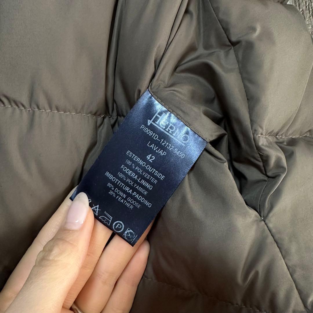 【超美品】ヘルノ　Herno ロングダウン　42