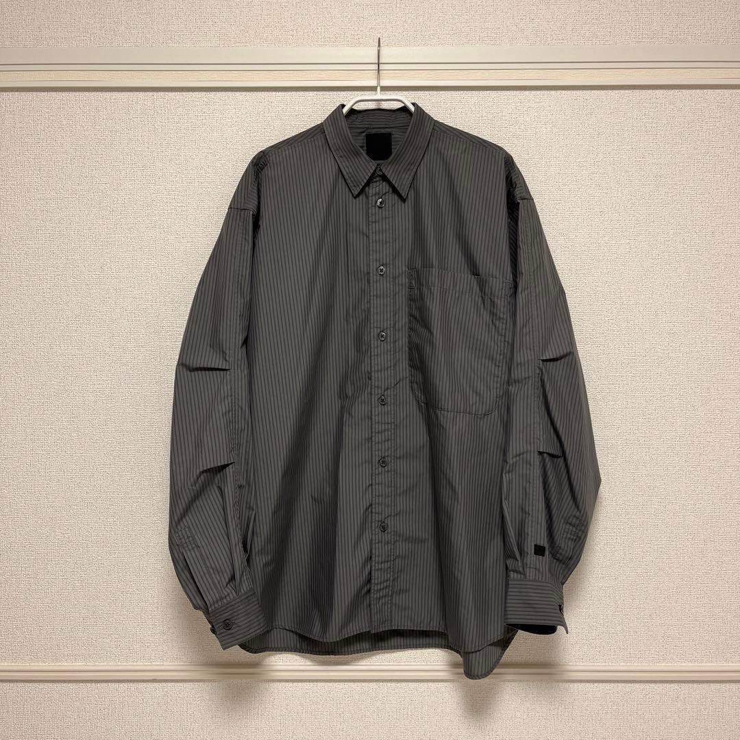 TECH REGULAR STRIPE SHIRT L/S Sサイズ
