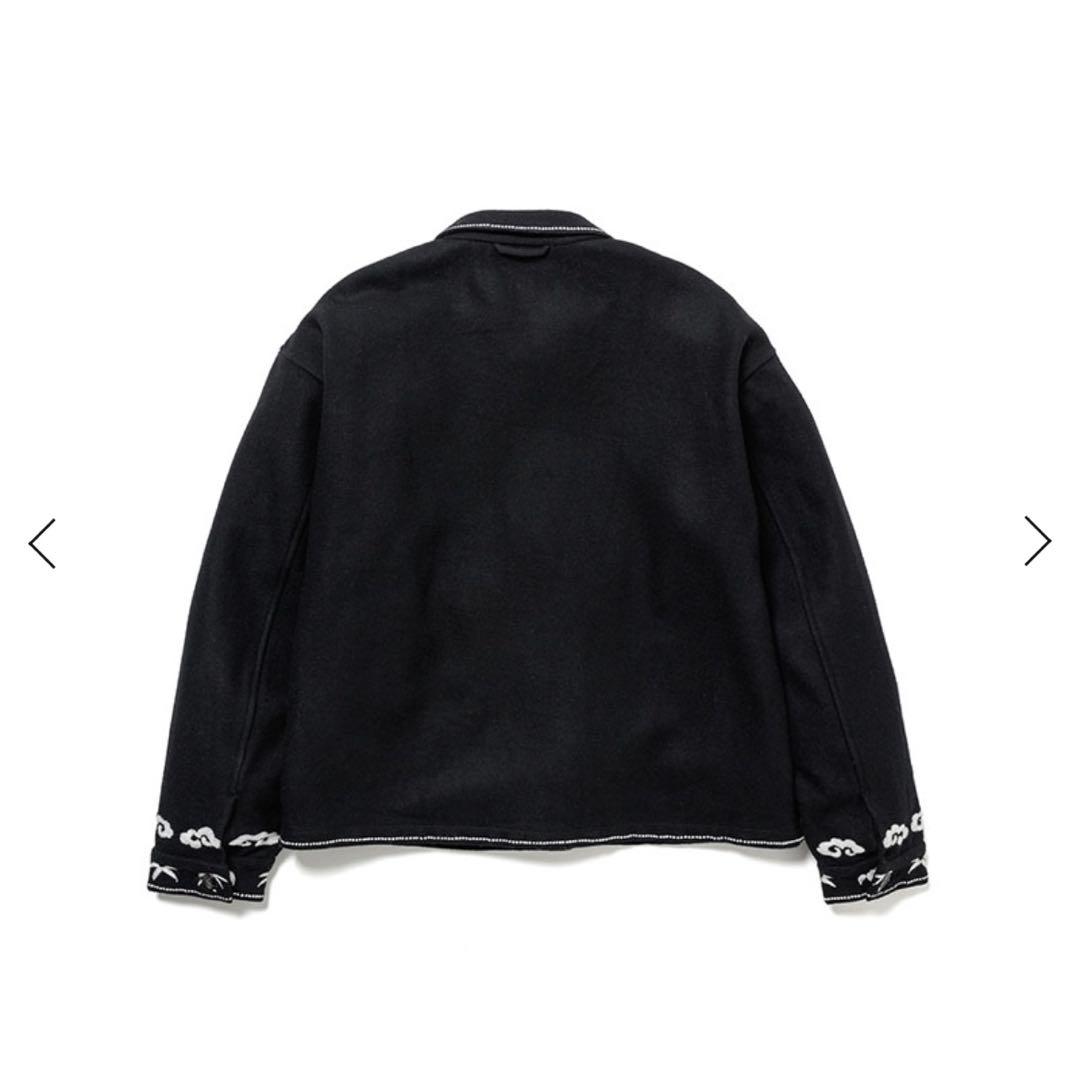 【即完】F-LAGSTUF-F ウールジャケット 虎 富士山 刺繍 スカジャン