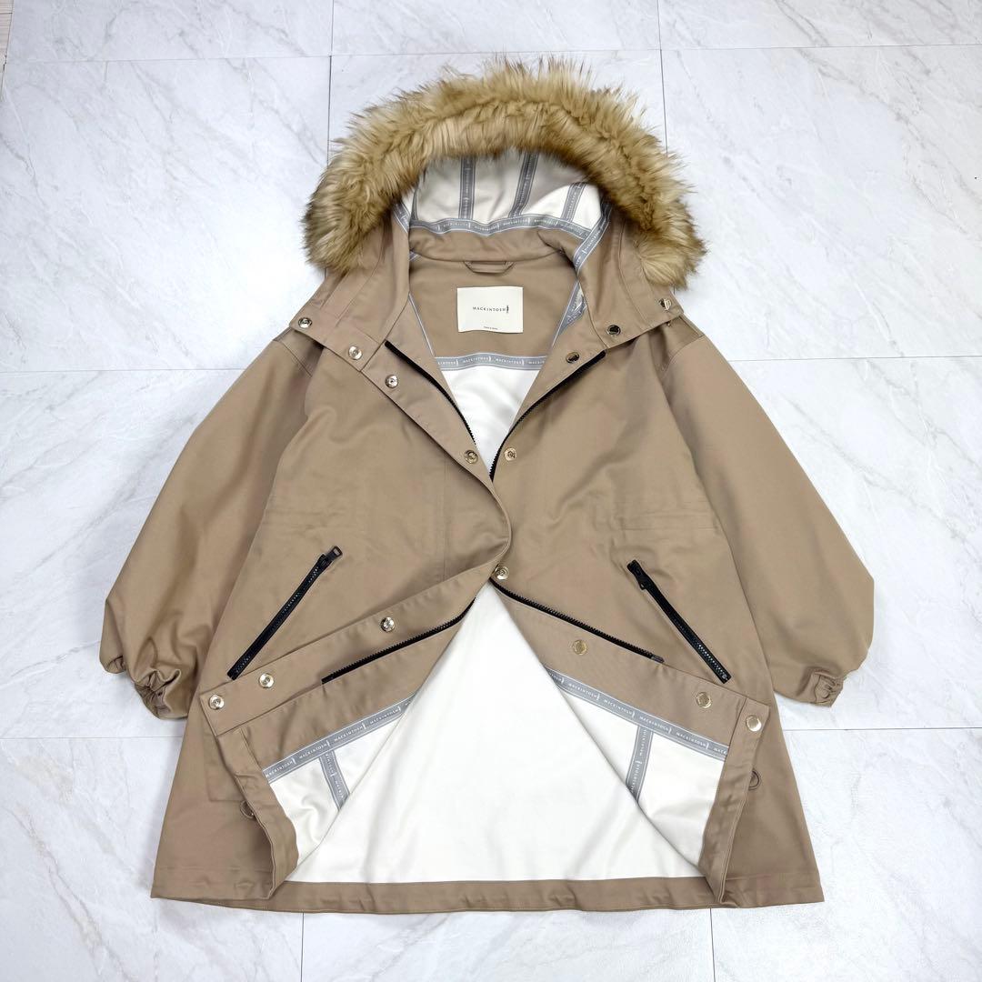 極美品 マッキントッシュ スカイパーカー モッズコート ファー 2way 4