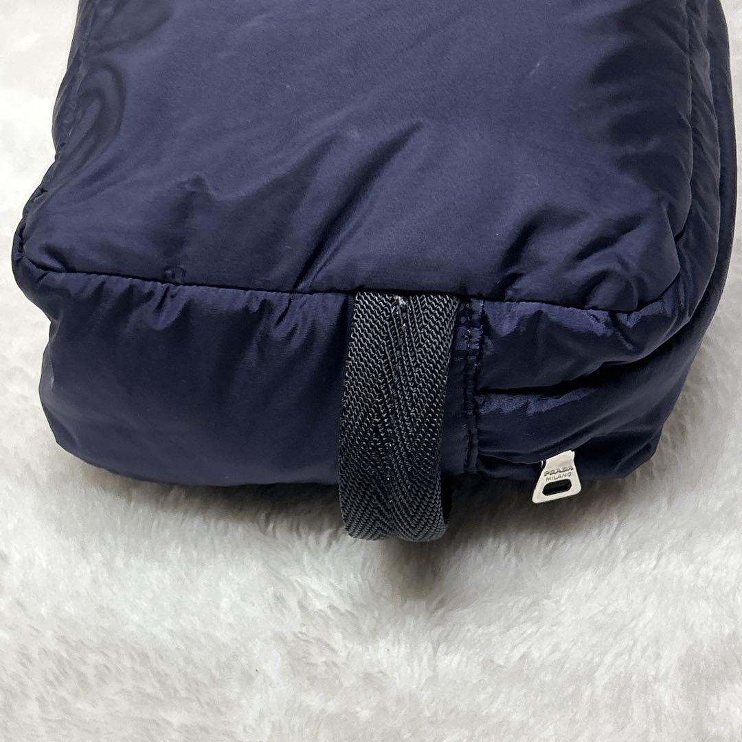 PRADA SPORTS プラダスポーツ ナイロンポーチ パープル ゴルフ小物