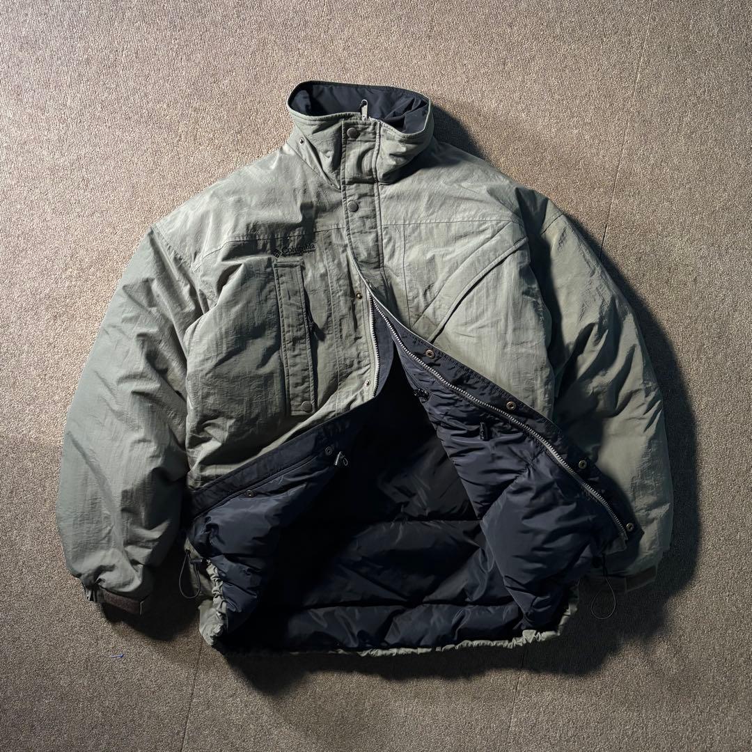 Columbia00s ダウンジャケット モンスター ダブルジップ ドローコード