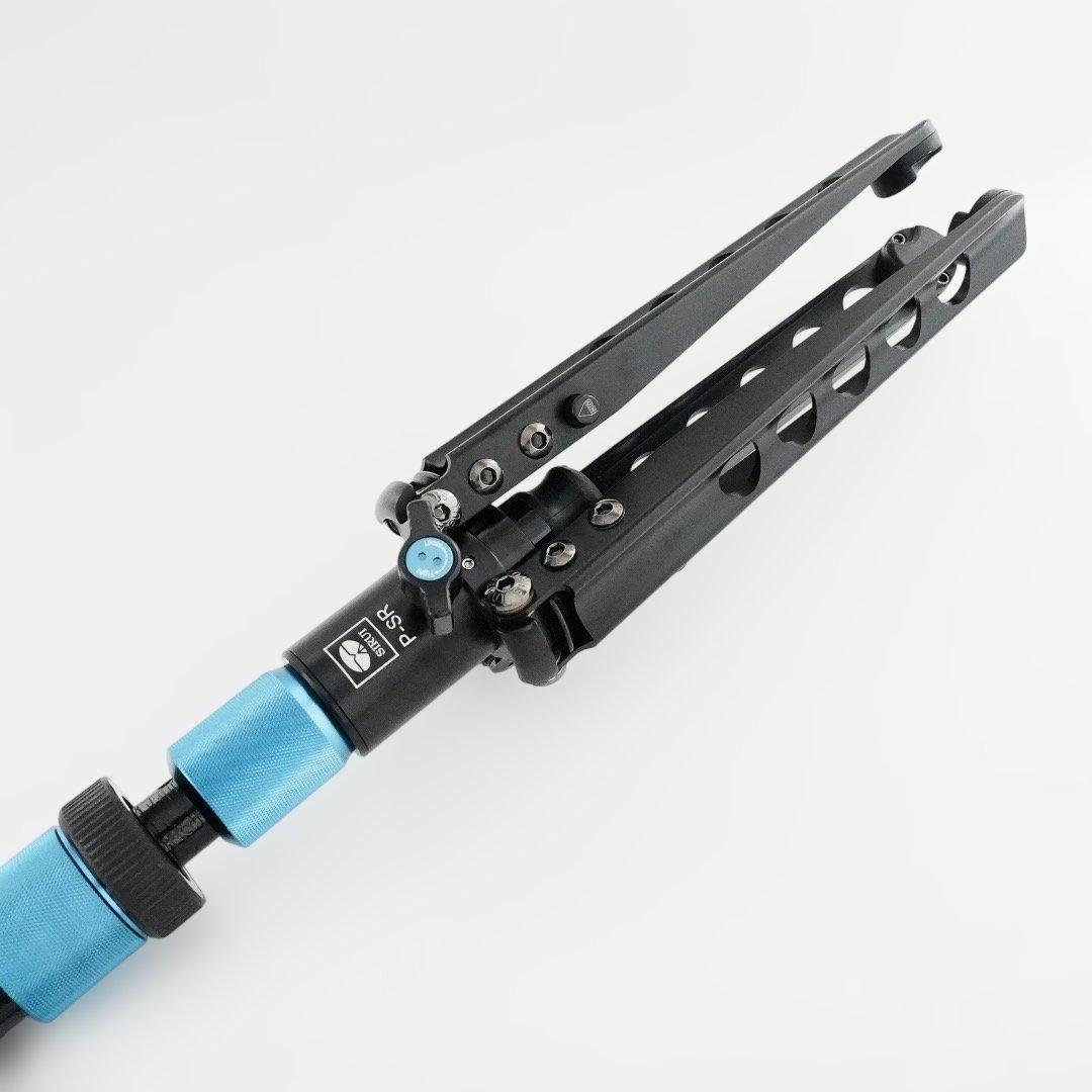 【未使用】SIRUI 自立式カーボン4段一脚 ＋ビデオ油圧式雲台セット