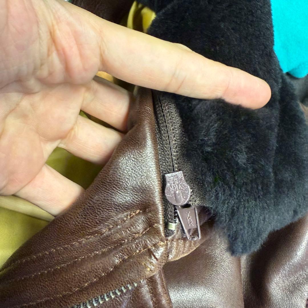 ATLIER ZERO A2 レザージャケット アトリエゼロ ファー付き