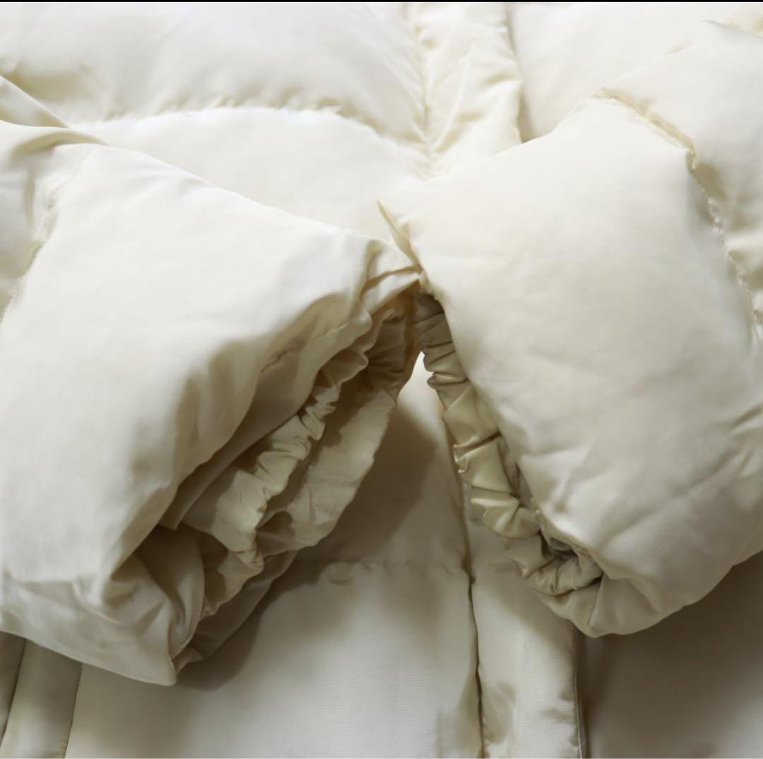 MaxMaraマックスマーラ　ダウンジャケット　コート　アイボリー　フード脱着可