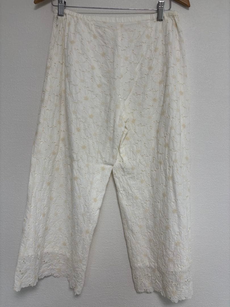 プリスティン　フラワーレース ガウチョパンツ