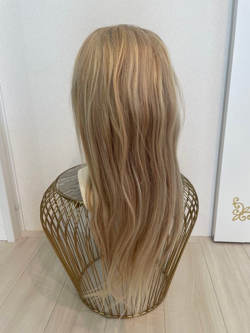 ブロンド ロングウィッグ グラデーション