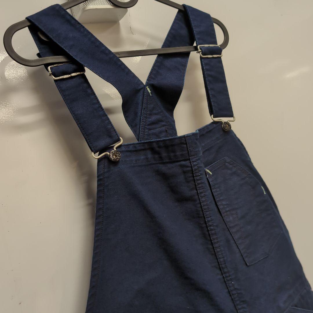No1 Overalls flat twill indigo ポストオーバーオー