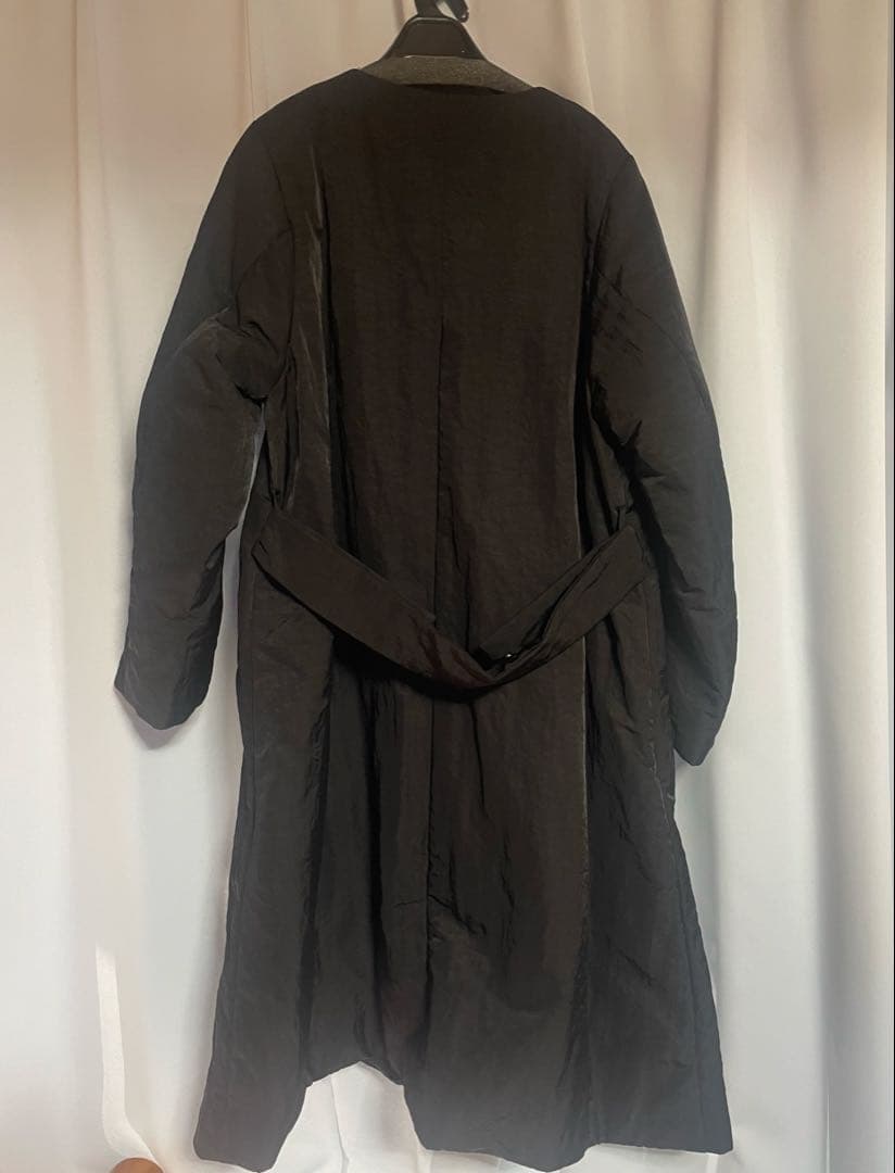 【未使用品】 crewre 2wayノーカラーパファーコート